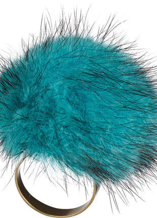 Pom Pom-ring Aqua