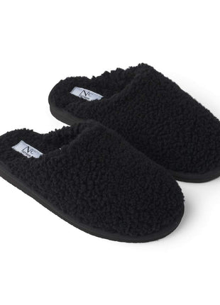 Unisex Curly Slippers Sort