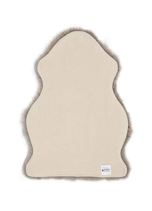 Mini Lammeskind | Langhåret | 65x45 cm Mørk beige