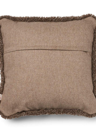 Lammeskindspude | Korthåret | 52x52 cm Beige/Taupe