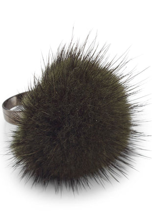 Ring Pom Pom Khaki